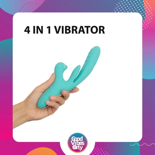 Вибратор-кролик Good Vibes Only - Lisa Thrusting Rabbit Vibrator with G-Spot Stimulator