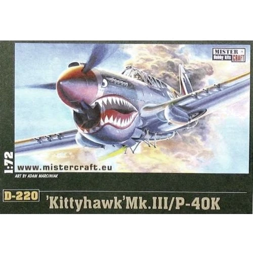 Винищувач Mister Craft P-40 K Kittyhawk Mk.III MCR-D220