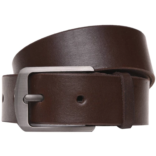 Мужской ремень Borsa Leather коричневый (vchn-mk-125rmkn8-brown)