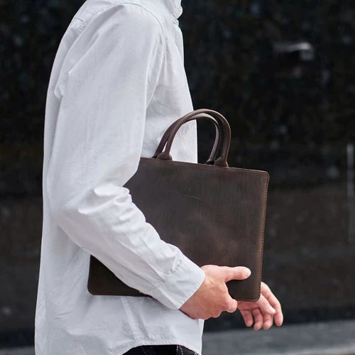 INCARNE Handmade with handles Stem Brown for MacBook Pro 16" M3 | M2 | M1: Тип аксессуара сумка