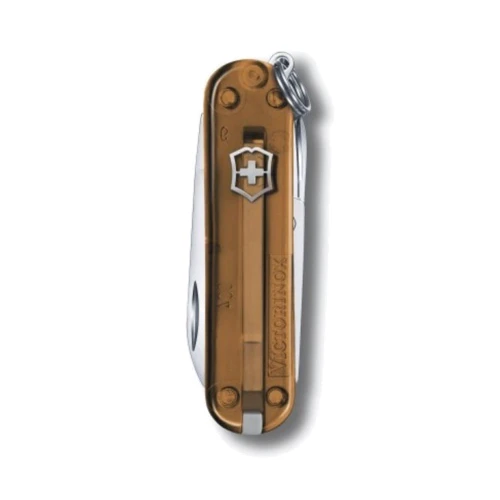 Мультитул Victorinox Classic SD Colors Chocolate Fudge 58мм/7функций/коричневый прозрачный (0.6223.T55G): Тип мини-мультитул