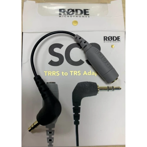 Адаптер переходник TRRS на TRS для smartLav Rode SC3 (Микрофонные аксессуары)(78753885)Stylus approved: Причина уценки нетоварный вид упаковки