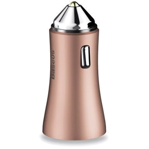 Зарядний пристрій Baseus USB Car Charger Golden 2xUSB 12W 2.4A Gold: Тип автомобільне