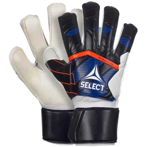 Перчатки вратарские Select GOALKEEPER GLOVES 04PROTECTION v24 синий, белый Дет 6 (16,5 см) (601041-202)