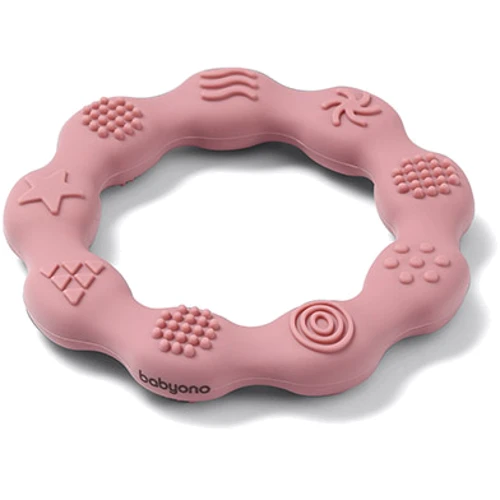 Прорезыватель для зубов Babyono Кольцо силиконовый розовый (825/02): Производитель BabyOno