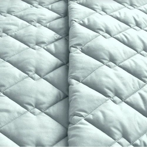 Покривало IDEIA Стиль Cube 210х240 м'ята/світло-сірий (8-32405)