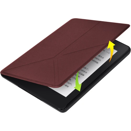 Аксесуар до електронної книги BeCover Ultra Slim Origami Red Wine для Amazon Kindle Paperwhite 12th Gen 2024 / Kindle Colorsoft (712842) фото 5