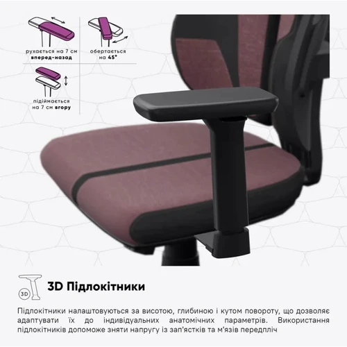 Геймерское кресло Cyberlux V8 Fabric Red (арт. GM- V8 FR) фото 11