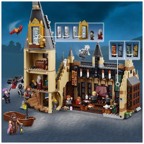 Конструктор LEGO Harry Potter Большой зал Хогвартса (75954): Рекомендуемый возраст от 9 до 14 лет