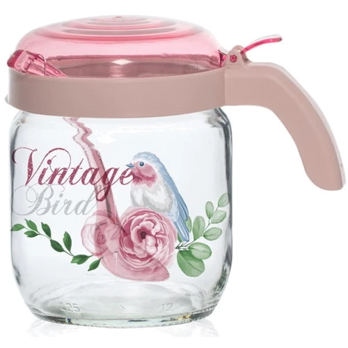Емкость для хранения Банка HEREVIN Vintage Birds с ложкой 0.425 л (131050-050)