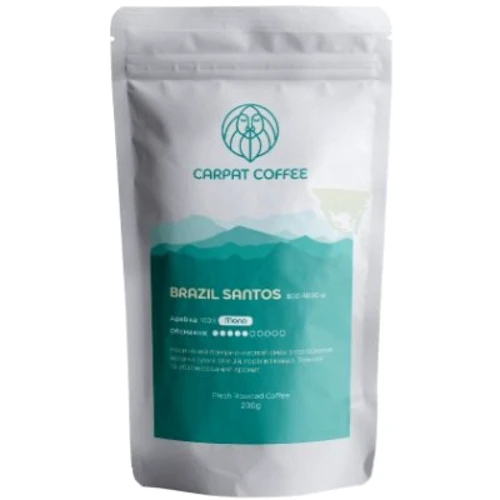 Кофе CARPAT COFFEE Бразилия Сантос молотый 200 г