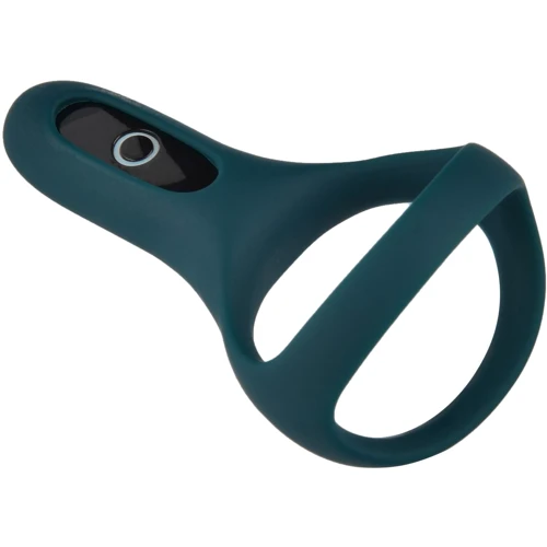 Двойное эрекционное кольцо Magic Motion Fun Town Rise Turquoise, управление со смартфона