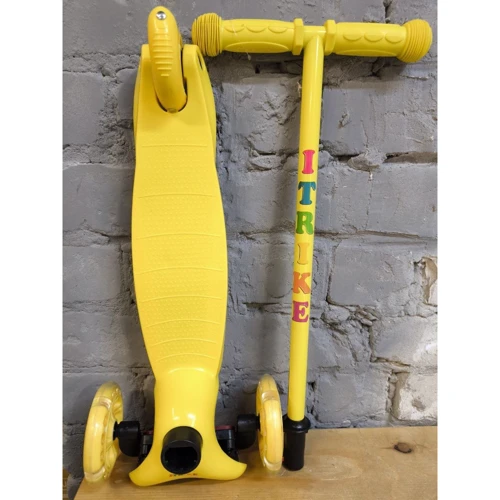 Самокат iTrike MINI жовтий (BB3-013-5-Y) (Дитячі самокати)(79006516)Stylus approved: Виробник iTrike