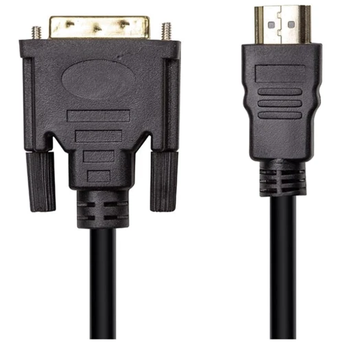 Кабель и переходник PowerPlant HDMI (M) - DVI (M), 1.8 м(CA912568)