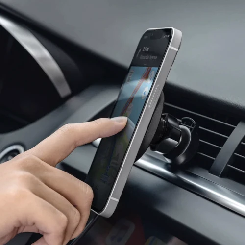 Тримач SwitchEasy Car Holder Air Ven MagMount MagSafe 15W Black (MCG123031BK22) для iPhone 16 I 15 I 14 I 13 I 12 series  фото 7