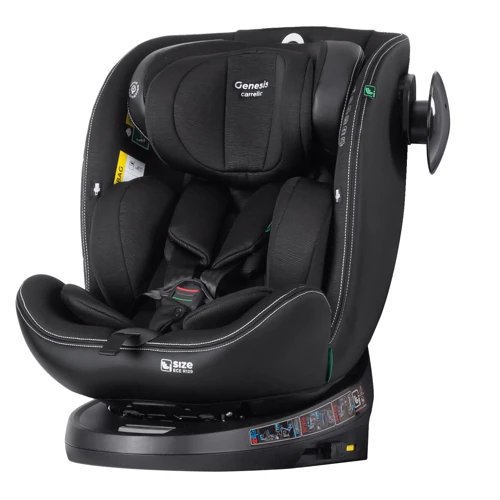 Автокрісло Carrello Genesis CRL-12810 Absolute Black i-Size ISOFIX з поворотом
