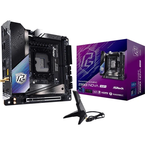 ASRock Z890I NOVA WIFI: Оперативная память 2xDDR5 9466 МГц, до 128 ГБ