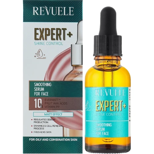 Revuele Expert+Smoothing Serum Matt Effect Разглаживающая сыворотка Контроль блеска 25 ml