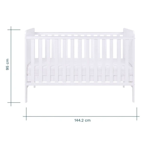 Кровать Tutti Bambini Rio с пеленатором и матрасом Deluxe Eco Fibre 70х140 см ( 211030/1111.01): Тип трансформер