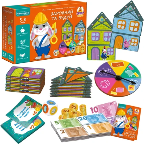 Настільна гра Vladi Toys Заробляй та будувати (VT2312-04): Виробник Vladi Toys