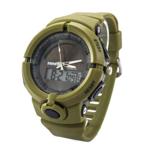 Наручний годинник Skmei 1275 Army Green: Тип чоловічі