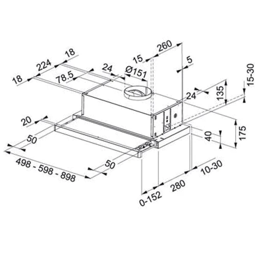 Вытяжка Franke FTC 912 XS V2 (110.0200.670): Тип монтажа Встраиваемый