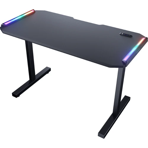 

Стол для геймера Cougar Эргономичный дизайн Usb 3.0/Type-C Extension Хаб Rgb Подсвечивание Электрическое регулирование высоты (E-DEIMUS 120)