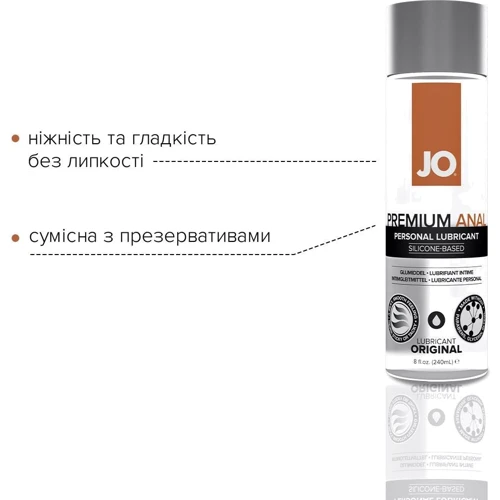 Распродажа!!! Анальная смазка System JO ANAL PREMIUM - ORIGINAL (240 мл) (срок 12.2024)