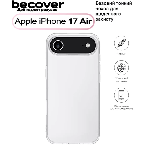Чохол для iPhone BeCover TPU Case Transparancy для iPhone Air (713759)