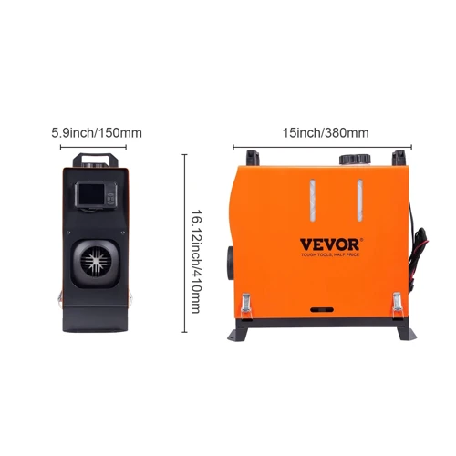 Автономный дизельный обогреватель Vevor 12v 5-8kW: Тип Автономный