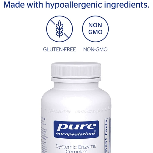 Pure Encapsulations Systemic Enzyme Complex 180 caps (PE-00862): Форма випуску капсули