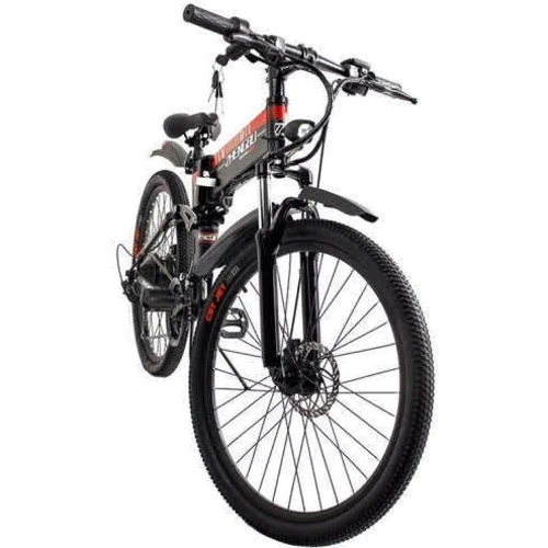 Электровелосипед Zhengbu H1 Black-Red: Диаметр колес, дюймов 26