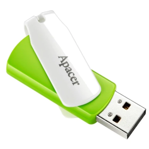 USB-флешка Apacer AH335 32GB USB 2.0 Green/White (AP32GAH335G-1): Стандарт USB USB 2.0