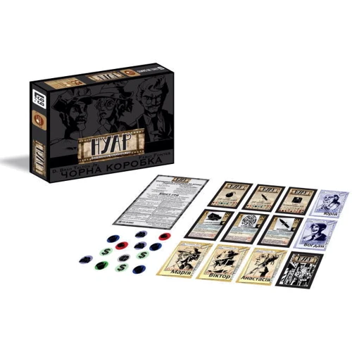 Настольная игра Планета Ігор Нуар (NOIR: Deductive Mystery Game - Black Box Edition) (укр.) (pi012): Вид логические