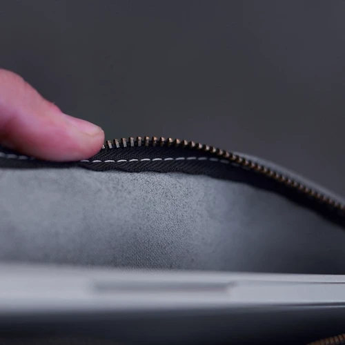 Сумка для ноутбука INCARNE Handmade New Zipper Gray for Laptop фото 5