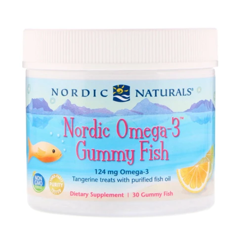 Nordic Naturals Nordic Omega-3 Gummy Fish Желейні черв'ячки з Омега-3 30 цукерок