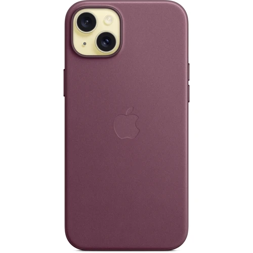 Чехол для iPhone Apple iPhone 15 Plus FineWoven Case with MagSafe - Mulberry (MT4A3ZM/A): Цвет бордовый