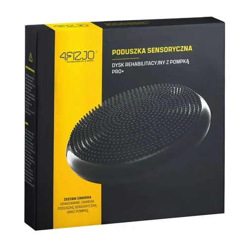 Массажная полусфера для стоп 4FIZJO Pro+ сенсомоторная балансировочная черная (4FJ0021) фото 5