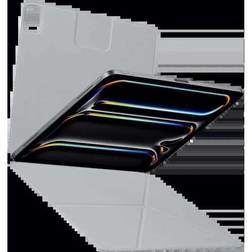 Аксессуар для iPad Pitaka MagEZ Case Folio 2 White (FOL2402P) for iPad Pro 11 M4 2024: Особенности трансформируется в подставку, отделение для стилуса, Надежная защита от царапин и загрязнений, режим автопробуждения/сна