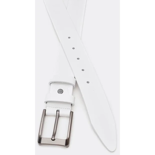 Мужской ремень Borsa Leather белый (V1115FX49-white): Пол Мужской
