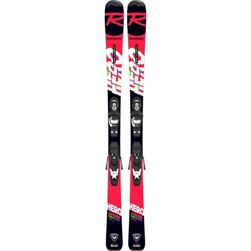 Лыжи Rossignol 22 HERO JR 100-140+KID4 110 RAJJY02/FCKKK01 (+крепления)