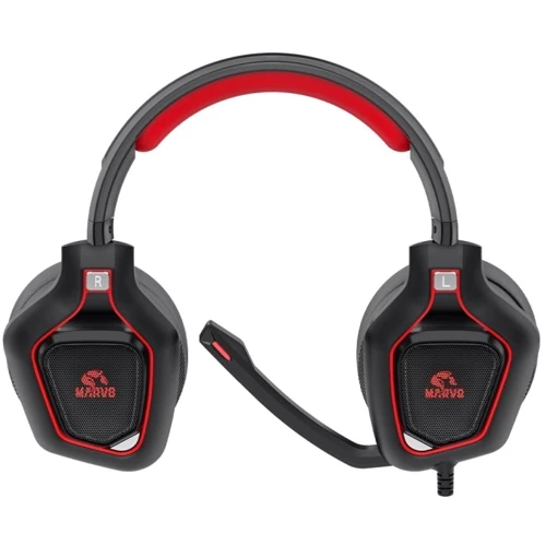 Навушники Marvo HG8960 Pro Red-LED Black/Red (HG8960): Тип кріплення оголовние