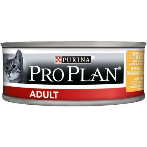 Влажный корм для котов Pro Plan Adult с курицей 85 г (3222270776431): Возраст Взрослые
