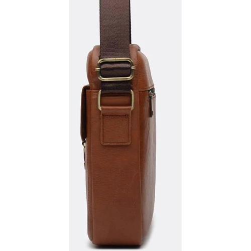 Мужская сумка планшет Borsa Leather коричневая (K15210-brown): Тип Сумки