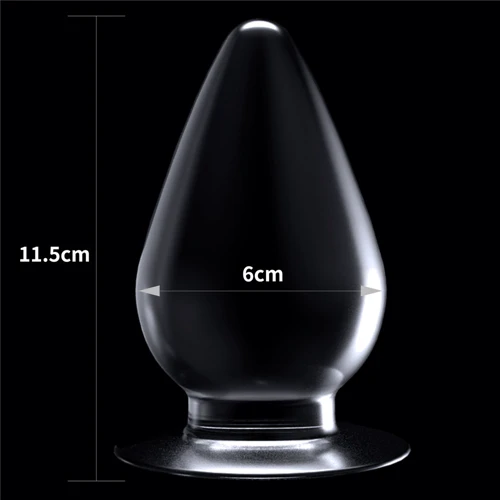 Анальная пробка LoveToy Flawless Clear Anal Plug 4.5''