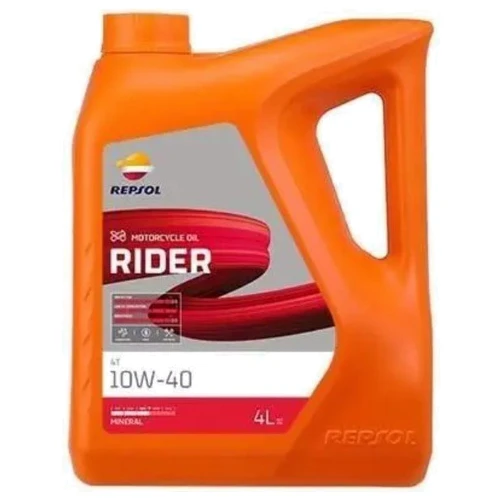 Олія для мототехніки REPSOL RIDER 4T 10W-40 (5х4Л)