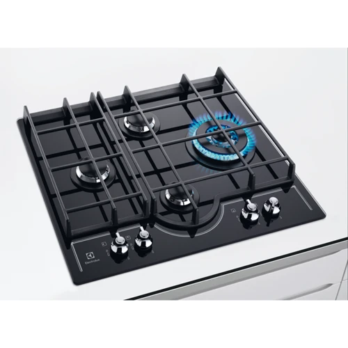 Варочная поверхность газовая Electrolux GPE363RCK: Расположение панели спереди по бокам