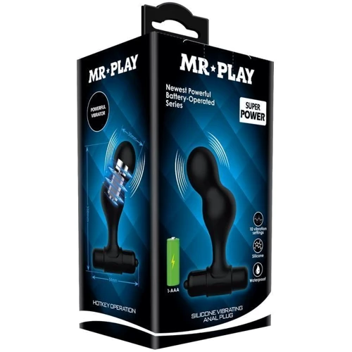 Анальная пробка с вибрацией LYBAILE MR Play (BI-040133-MR)