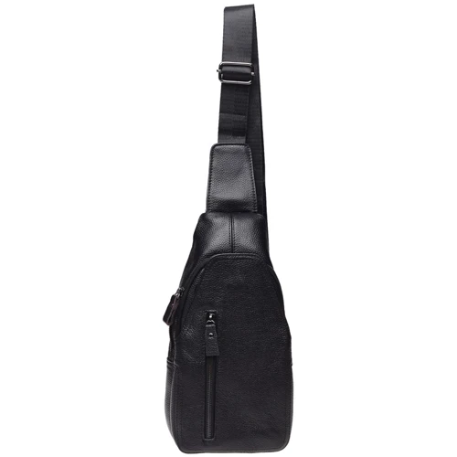 Мужская сумка-слинг Keizer черная (K15038-black)