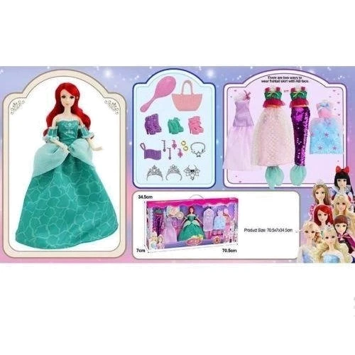 Ляльковий набір MIC Princess: Аріель з гардеробом (91061D)